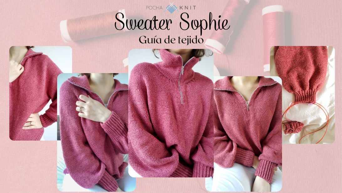 Sweater Sophie – guía de tejido